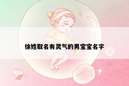 徐姓取名有灵气的男宝宝名字
